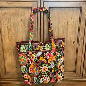 Vera Bradley Midnight With Mickey Black Tote